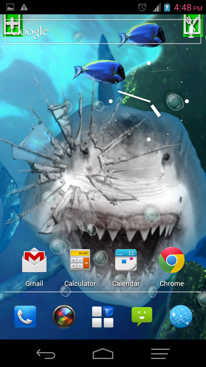 Android application Angry Shark Pet Cracks Screen screenshort