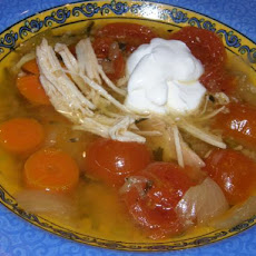 Yucatan - Style Chicken and Vegetable Soup