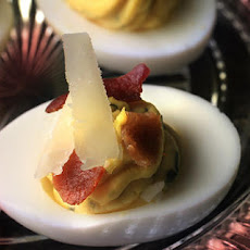 Bacon and Cheddar Deviled Eggs Recipe