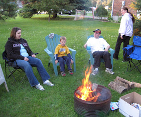 Around the fire for Smores