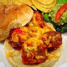 Picante Meatball Sandwiches