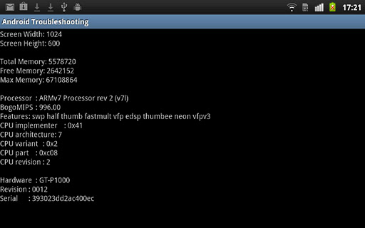 Newsmemory AndroidTroubleshoot