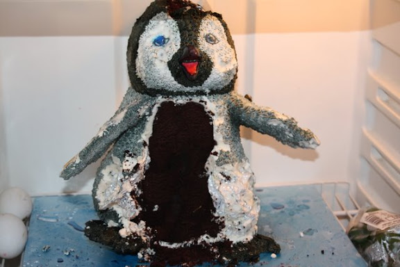 The Ambushed Penguin! Hes All Gone now. 