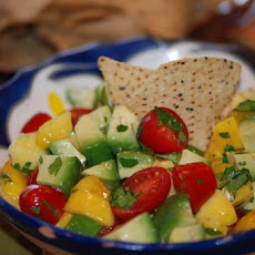 Avocado, Tomato and Mango Salsa