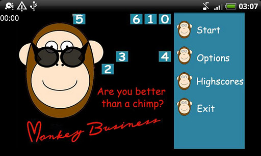 Monkey Business a memory game