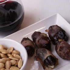 Dates Stuffed With Almonds and Blue Cheese