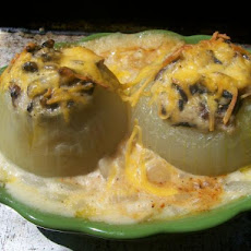 Mushroom Stuffed Onions--Midwest