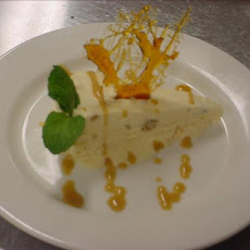 Honeycomb Ice Cream With Toffee Sauce