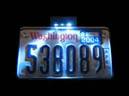 Powerfull three LED license plate light