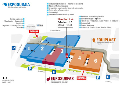 mapa Expoquimia 2008