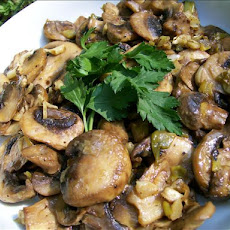 Easy Lemony and Garlicky Mushrooms