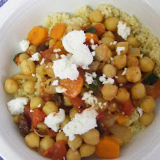 Moroccan Chickpea and Vegetable Stew with Couscous