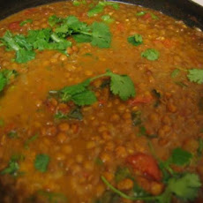 Curry Lentils With Chicken