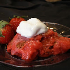 Strawberry Disaster Cake