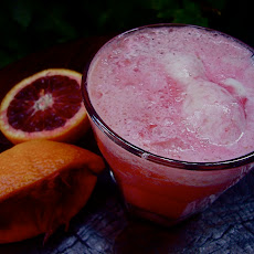 Blood Orange Dreamsicle Float