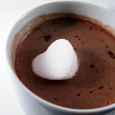 Hot Chocolate with Marshmallow Hearts