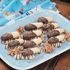 Festive Shortbread Logs