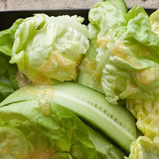 Cucumber and Bibb Lettuce Salad with Creamy Horseradish Vinaigrette Recipe