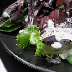 Mixed Baby Greens With Creamy Dressing
