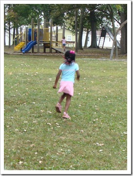 8.29.2008 Kiahna running at the park