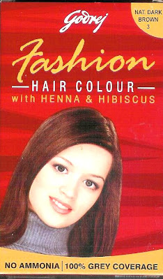 Godrej Fashion Hair Colour W/ Henna Natural Brown 3