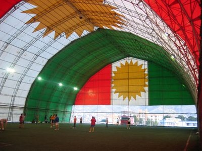 Duhok sports hall inside