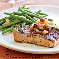 Spiced Pork Chops with Apple Chutney