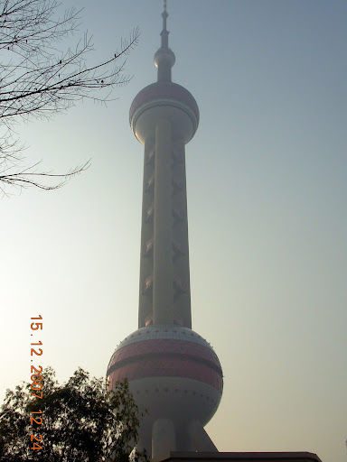Oriental pearl tower at Shanghai...one of the world's tallest TV tower...