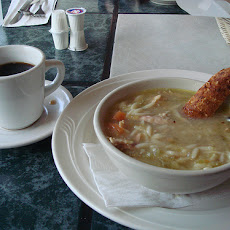 Greek Chicken Soup With Orzo