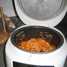 Pasta in the Rice Cooker