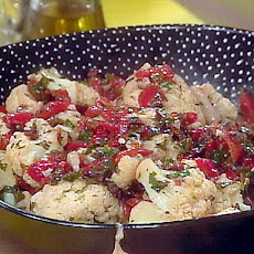 Another of My Friend Vicky's Creations:
Cauliflower with Red, Green and Black Confetti