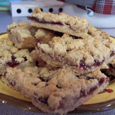 PB&J Crumble Bars