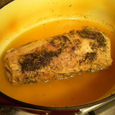 Tender Roast Loin Of Pork