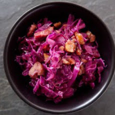 Braised Red Cabbage with Chestnuts