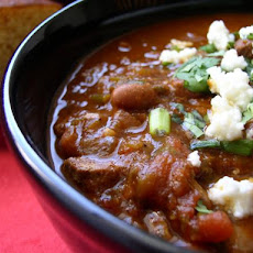 Smokey Slow Cooker Chili