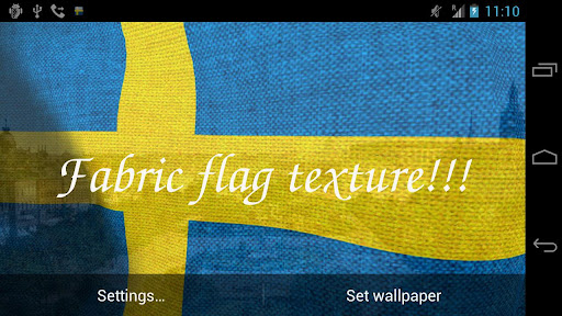 【免費個人化App】3D Sweden Flag Live Wallpaper+-APP點子