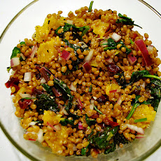 Wheat Berry Salad With Dried Cherries and Apricots