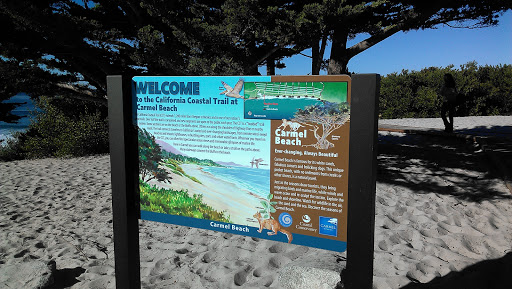 California Coastal Trail at Carmel Beach