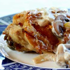 Chicken with Mushroom Cream Sauce