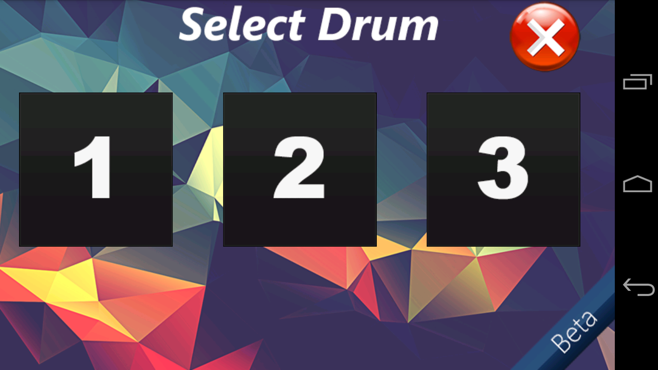 Android application Professional Drum Kit Real HD screenshort