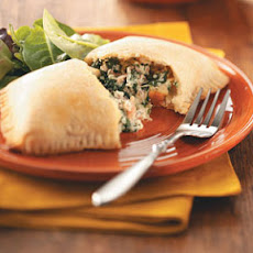 Sausage & Spinach Calzones Recipe
