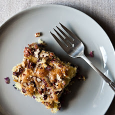 Brooke Dojny's Blueberry Snack Cake with Toasted Pecan Topping