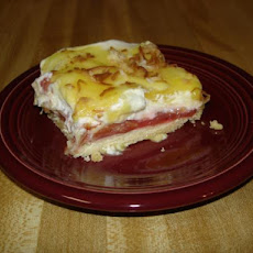 Cool Rhubarb Dessert