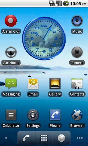 Manatee 1 Analog Clock