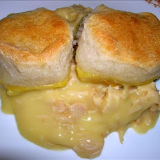 One Dish Chicken  & Biscuit  Bake