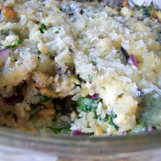 Spinach Rice Gratin Recipe