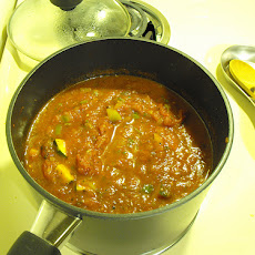Vegetarian Spiced Zucchini in Tomato Sauce