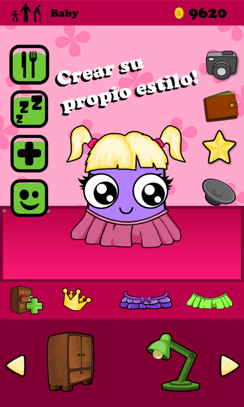 Android application Moy - Virtual Pet Game screenshort