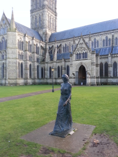 Walking Woman Statue