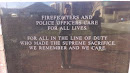 Firefighter And Police Memorial